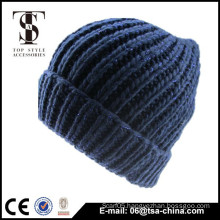 2014 New hot sale acrylic knitted beanie winter hats